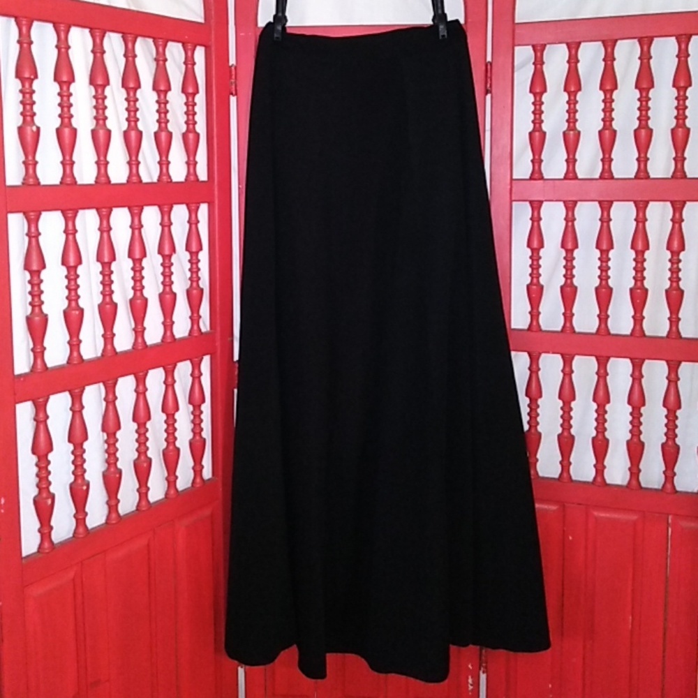 Vintage full length black skirt from Joanna